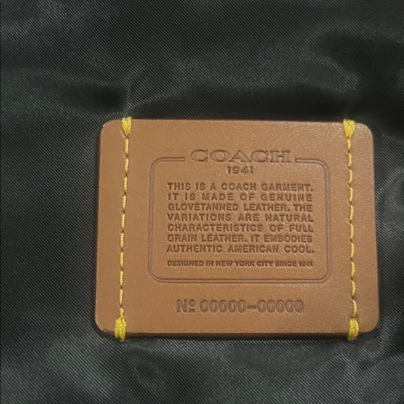 Coach Men's Rich Brown Leather Jacket (Size 52) - Picture 4 of 7